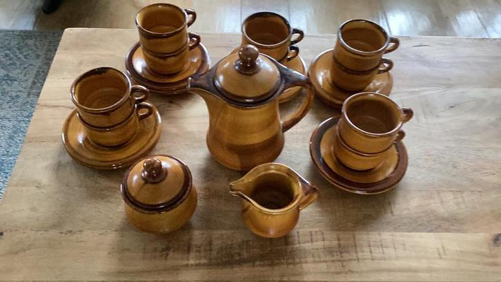 Koffie Servies, Antiek en Kunst, Antiek | Servies compleet, Ophalen of Verzenden