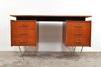 Vintage Tijsseling bureau teak buro mid century jaren 60, Huis en Inrichting, Bureaus, Ophalen of Verzenden, Gebruikt