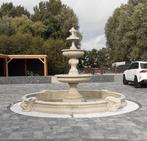 Zandsteen look Engelse fontein met rand, Ophalen of Verzenden, Nieuw, Beton, Fontein