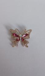 Vlinder broche, Sieraden, Tassen en Uiterlijk, Broches, Overige materialen, 4 tot 7 cm, Overige kleuren, Nieuw