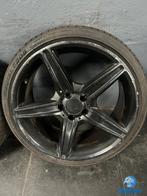 VAG VW Audi Seat Skoda 19 inch zwarte velgen 5x112 zomerband, Banden en Velgen, Gebruikt, Personenwagen, Ophalen of Verzenden