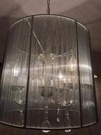 Zilverkleurige hanglamp met bling bling, Ophalen of Verzenden