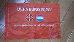 Vlag Noord-Macedonië - Nederland / Euro 2020 / '21, Verzamelen, Ophalen of Verzenden, Zo goed als nieuw, Overige binnenlandse clubs