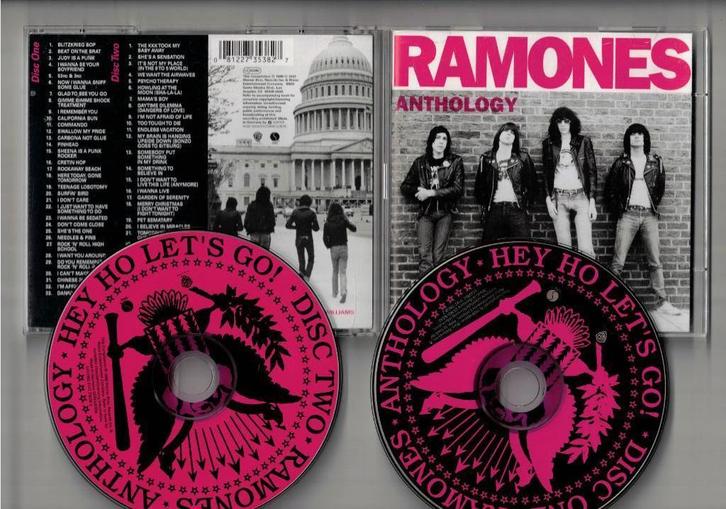 RAMONES 2CD Anthology, Cd's en Dvd's, Cd's | Rock, Gebruikt, Poprock, Ophalen of Verzenden