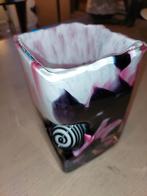 Design dikwandige glazen vaas met " oog ", Antiek en Kunst, Ophalen of Verzenden