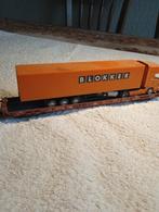 Transportwagon vrachtauto met Truck/Oplegger  HO, Wagon, Ophalen of Verzenden, Zo goed als nieuw, Analoog