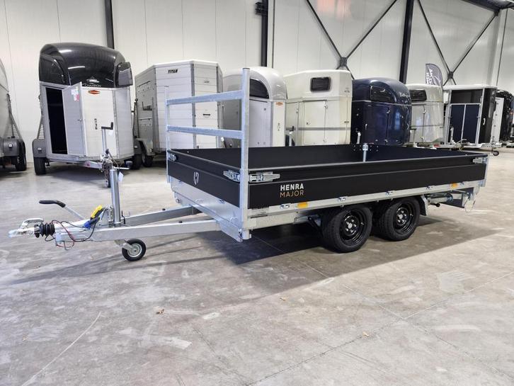 Henra kipper 331x184 2.700kg stalen bodem standaard, Auto diversen, Aanhangers en Bagagewagens, Nieuw