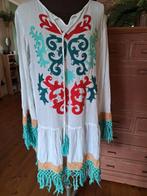 Jurk ibiza boho style maat m l xl, Kleding | Dames, Jurken, Ophalen of Verzenden, Zo goed als nieuw, Wit, Boven de knie