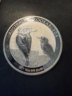 10 ounce kookaburra 2017, Ophalen of Verzenden, Zilver