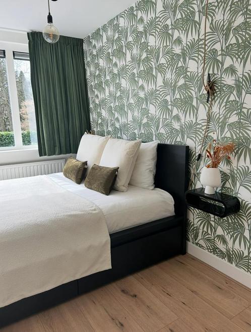MALM Ikea bed 160 x 200 incl 2 lattenbodems en 2 lades, Huis en Inrichting, Slaapkamer | Bedden, Zo goed als nieuw, Ophalen