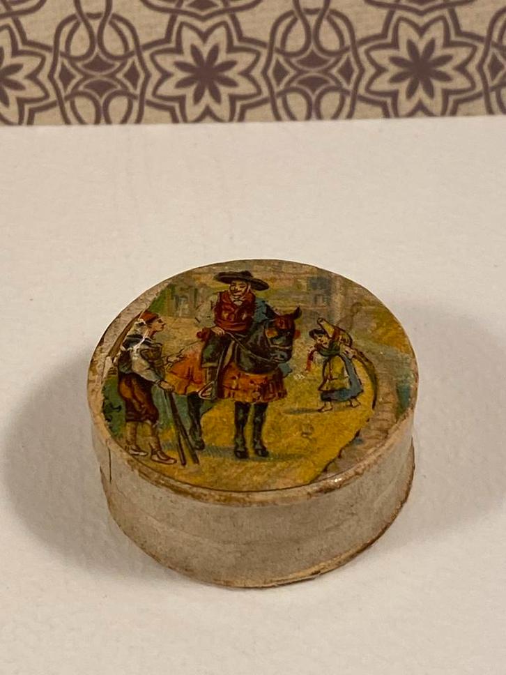 Antiek sieradendoosje, Don Quichot, rond, Antiek en Kunst, Curiosa en Brocante, Ophalen of Verzenden