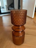 Vaas Blokker - oranje glas, Ophalen, Overige kleuren, Minder dan 50 cm, Glas