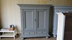 Landelijke brocante kasten kamerkasten, broodkast buffetkast, Ophalen, Zo goed als nieuw, 25 tot 50 cm, 200 cm of meer