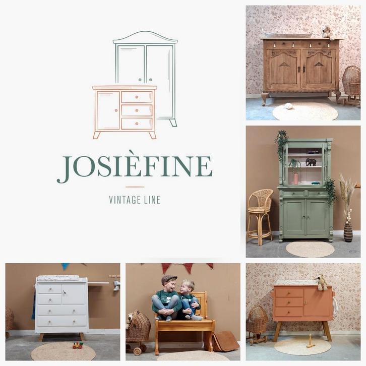 Vintage commode kasten babykamer hout duurzaam uniek, Kinderen en Baby's, Kinderkamer | Commodes en Kasten, Nieuw, 105 cm of meer