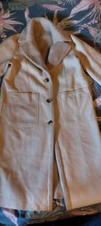 Rino & Pelle 2-zijdige leer/bont jas - Maat 42/44, Kleding | Dames, Jassen | Winter, Beige, Maat 42/44 (L), Ophalen of Verzenden