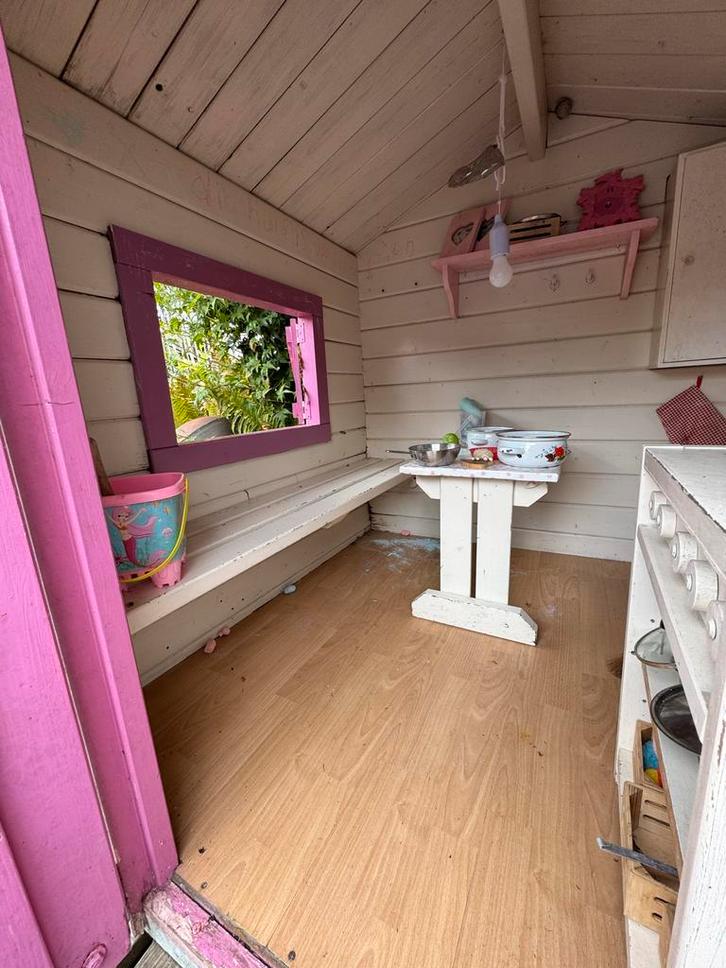 Leuk Speelhuisje Blokhut Stijl, Kinderen en Baby's, Speelgoed | Buiten | Speelhuisjes, Gebruikt, Hout, Ophalen