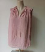 H&M dubbellaags top roze maat 40, Maat 38/40 (M), H&M, Zonder mouw, Roze