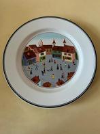 Villeroy & Boch Design Naif bord met Dorp Gérard Laplau, Huis en Inrichting, Keuken | Servies, Ophalen of Verzenden, Zo goed als nieuw