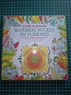Kleur je origami - Bloemen, vogels en vlinders, Ophalen of Verzenden