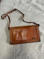 ❤️ Mooie cognac kleurige leren tas, Sieraden, Tassen en Uiterlijk, Tassen | Damestassen, Ophalen of Verzenden, Zo goed als nieuw