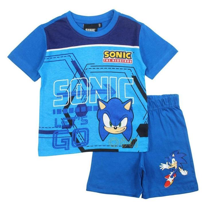 Sonic Shortama - Maat 98 - 104 - 116 - 128 - 140, Kinderen en Baby's, Kinderkleding | Maat 140, Nieuw, Jongen, Nacht- of Onderkleding
