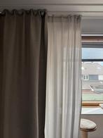 Gordijnen set beige 145x300 cm VILBORG, Huis en Inrichting, Stoffering | Gordijnen en Lamellen, 100 tot 150 cm, 200 cm of meer