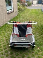 Thule Fietskar 2-persoons + babyschaal + koppelingen, Fietsen en Brommers, Fietsaccessoires | Aanhangers en Karren, Ophalen, Vering