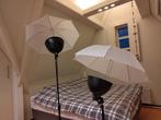 Fotografie verlichting diffuus licht lamp (2 stuks), Ophalen, Gebruikt, Lamp of Flitsset