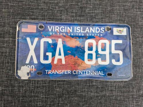 Kentekenplaat Virgin Islands USA Nummerplaat nummerbord Lice, Verzamelen, Automerken, Motoren en Formule 1, Gebruikt, Auto's, Ophalen of Verzenden