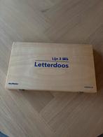 Magnetische houten letterdoos lijn 3 compleet, Ophalen of Verzenden, Zo goed als nieuw