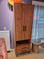 Teakhouten Bergkast - 40x65x193cm, Huis en Inrichting, Kasten | Kledingkasten, Minder dan 50 cm, Teakhout, Nieuw, Ophalen of Verzenden