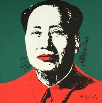 Andy Warhol Kleur Lithografie " MaoTseTung Nr I0 " Gen Ges beschikbaar voor biedingen