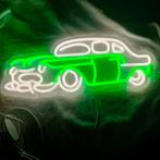 Neon LED 'Auto' met kleurintensiteit schakelaar, Nieuw, Ophalen of Verzenden, Lichtbak of (neon) lamp