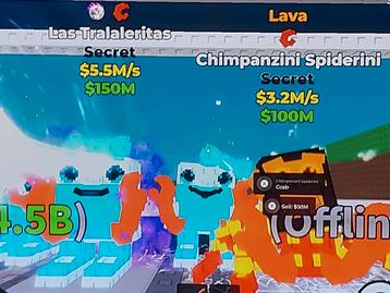 2 HELE GOEIE secrets 3.2 mln en 5.5mln  STEAL A BRAINROT beschikbaar voor biedingen