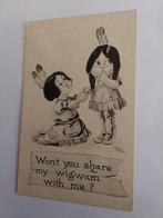 WON'T. YOU SHARE MY WIGWAM WITH ME?, Verzamelen, Ophalen of Verzenden, Voor 1920, Sterren en Beroemdheden