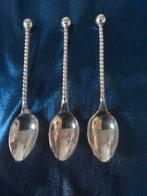 Drie zilveren 'Potosi silver' mokka lepeltjes, Antiek en Kunst, Ophalen of Verzenden