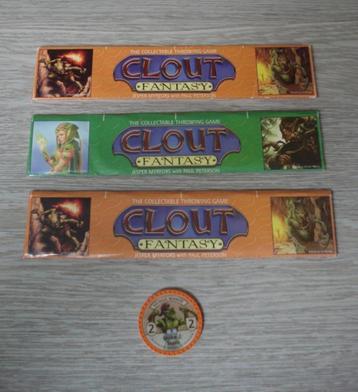 3 nieuwe sets met Clout fantasy chips - Throwing game spel beschikbaar voor biedingen