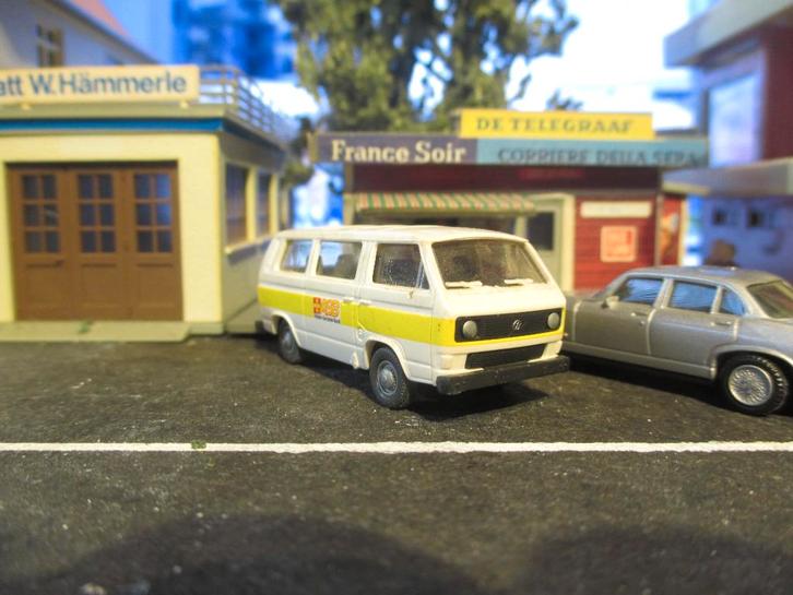 Volkswagen Transporter T3 Bus ASB Roco Arbeiders Rode Kruis, Hobby en Vrije tijd, Modelauto's | 1:87, Gebruikt, Bus of Vrachtwagen