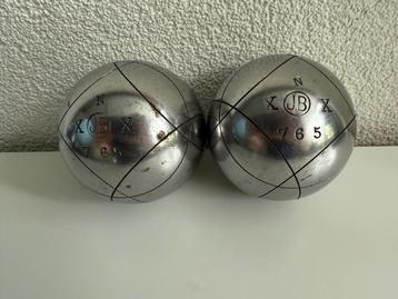2 JB Petanque wedstrijd jeu de boules ballen (74 mm, 765 gr) beschikbaar voor biedingen