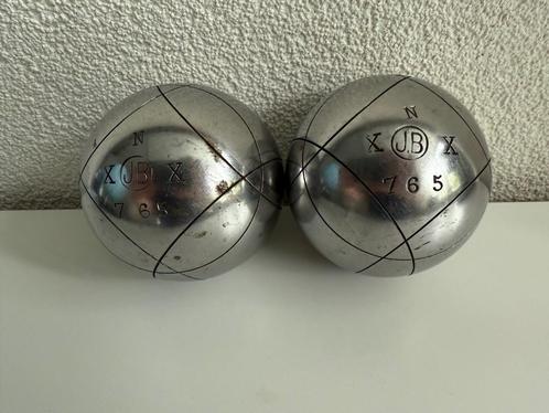 2 JB Petanque wedstrijd jeu de boules ballen (74 mm, 765 gr), Sport en Fitness, Overige Sport en Fitness, Gebruikt, Ophalen of Verzenden