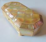 Uit inboedel:Koopje! Antieke lepeldoos parelmoer ca 1860,inc, Verzenden