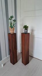 2 zuilen /pilaren massief teak   12 x12x67 cm, Huis en Inrichting, Woonaccessoires | Zuilen en Pilaren, Ophalen, Nieuw