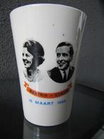 Beker huwelijk Prinses Beatrix en Prins Claus, Verzamelen, Koninklijk Huis en Royalty, Ophalen of Verzenden, Zo goed als nieuw