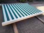 Klein Design zonnescherm 2,2 breed elektrisch cassette 220cm, Ophalen of Verzenden, Zo goed als nieuw, Knikarmscherm, Elektrisch