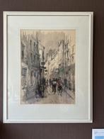 Jan Korthals Aquarel Paris. Origineel, Antiek en Kunst, Ophalen