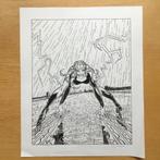 Henk Kuijpers - Originele tekening Bandenreclame Good Year, Eén stripboek, Ophalen of Verzenden, Zo goed als nieuw, Henk Kuijpers