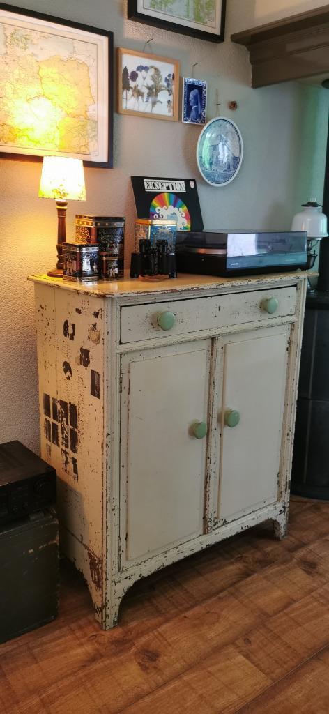 Brocante kast, Huis en Inrichting, Kasten | Overige, Gebruikt, Ophalen