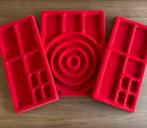 3x IKEA Komplement Lade Inzet - Rood, Huis en Inrichting, Kasten | Kledingkasten, Gebruikt, Ophalen of Verzenden, Minder dan 25 cm