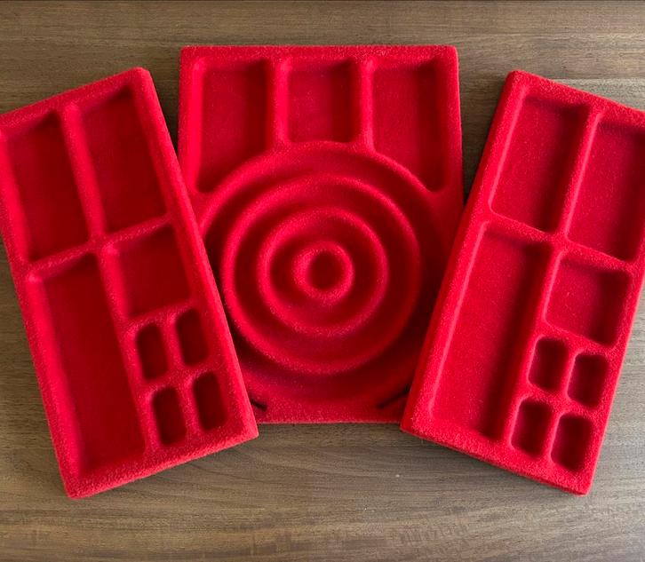 3x IKEA Komplement Lade Inzet - Rood, Huis en Inrichting, Kasten | Kledingkasten, Gebruikt, Minder dan 100 cm, Minder dan 50 cm