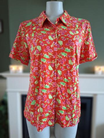 Wow to Go oranje roze rode nieuwe blouse XXL Gratis Verzende beschikbaar voor biedingen